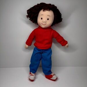 Vintage 1985 Ramona Quimby Beverly Cleary 15" Stuffed Plush Doll Toy Yarn Hair